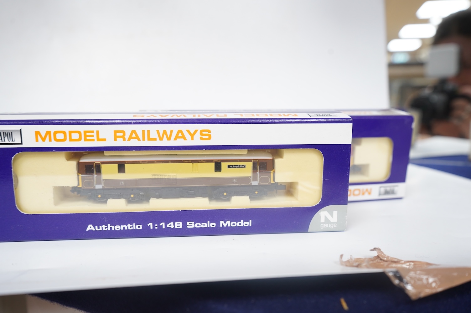 Three boxed Dapol N gauge railway Class 73 electro-diesel locomotives; 73101 The Royal Alex (ND-011b), 73138 (ND008) and 73128 (ND005). Condition - good.